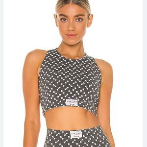 NWT Adam Selman Sport Racer Crop Top Sports Bra Revolve